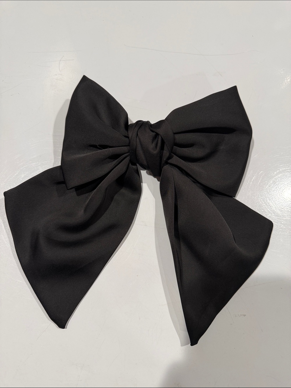 Chic Black Bow Hair Clip for Women